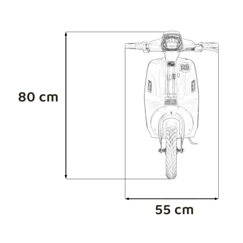 Pojazd Skuter dla dzieci na akumulator Retro 23 Niebieski SX2438.NIE